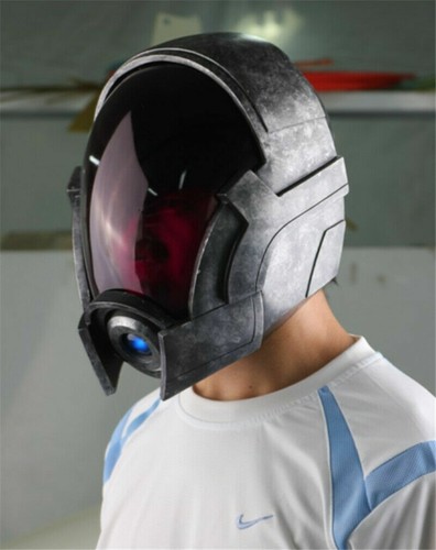 Tali Zorah Mass Effect 123 LED Helmet Cosplay Props Mask NO Battery Halloween - Picture 2 of 6