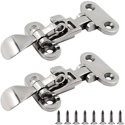 Stainless Steel Hasps Marine Grade 316 SS Boat Latches Heavy Dudy Door Latch ...