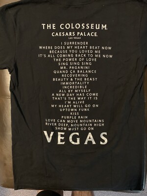 Celine Dion - Vegas Tshirt | eBay