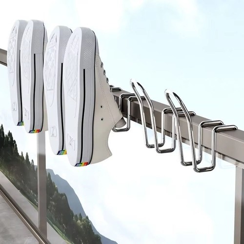5pcs/set Reusable Shoe Drying Rack Outdoor Balcony Drying Shoe Tool