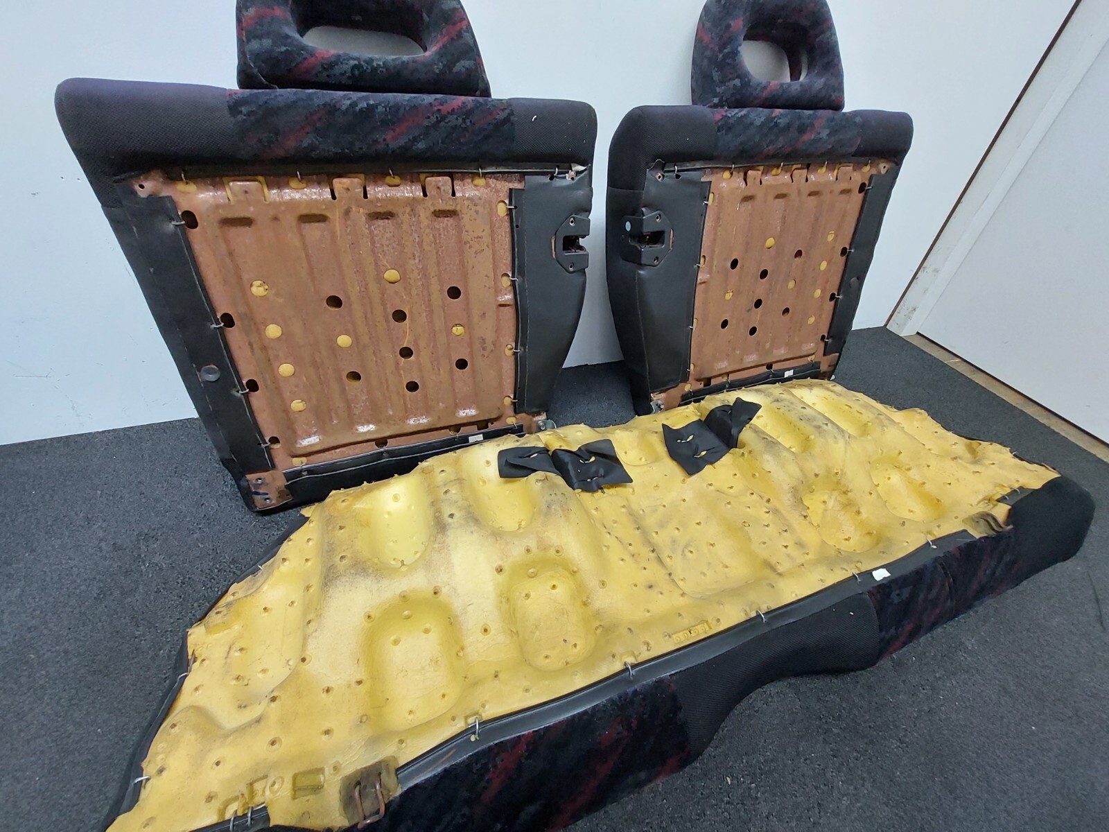 RARE EDM ZENKI CONFETTI rear seat Honda CIVIC HATCHBACK EK4 EK9 9698