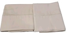 Set of 2 Tan Pillowcases 100 Egyptian cotton 20 X 30 Stan/ Queen