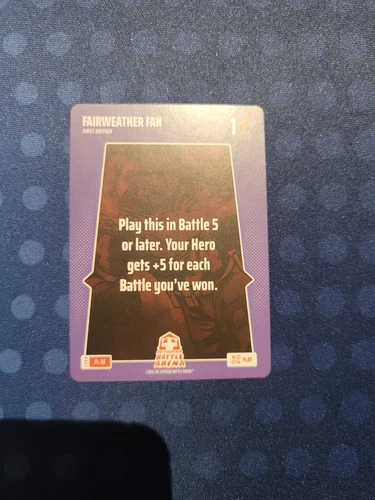 2024 Bo Jackson Battle Arena SP Play #PL-38 First Edition Fairweather Fan