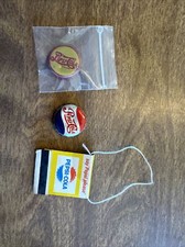 Vintage Pepsi Soda Bottle Caps And Match Book