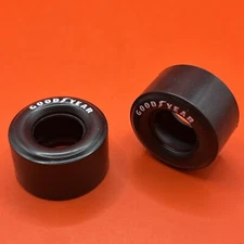 1967 Chevelle Pro Street AMT Wide Drag Slicks Goodyear Model Parts 1:25 New 8