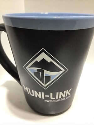 MUNI-LINK COFFEE MUG. BILING IS MY CUP CUP OF TEA MUG.  Art Deco Mug. B225