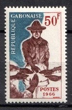 Timbre / STAMP  GABON  1966  Y&T  N° 200  Neuf ** SANS TRACE DE CHARNIERE