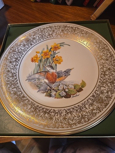 Vintage Collectible Lenox “1977 Robin” Plate Limited Edition Boehm | eBay