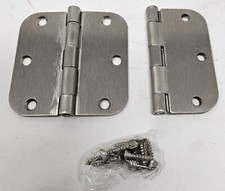 Anvil Mark 561131 3-1/2" x 3-1/2" Butt Hinges Satin Nickel Qty 10