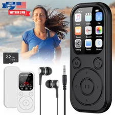 MP3/MP4 Player Support 128GB Bluetooth Lossless Music FM Radio Recorder w/ 32GB