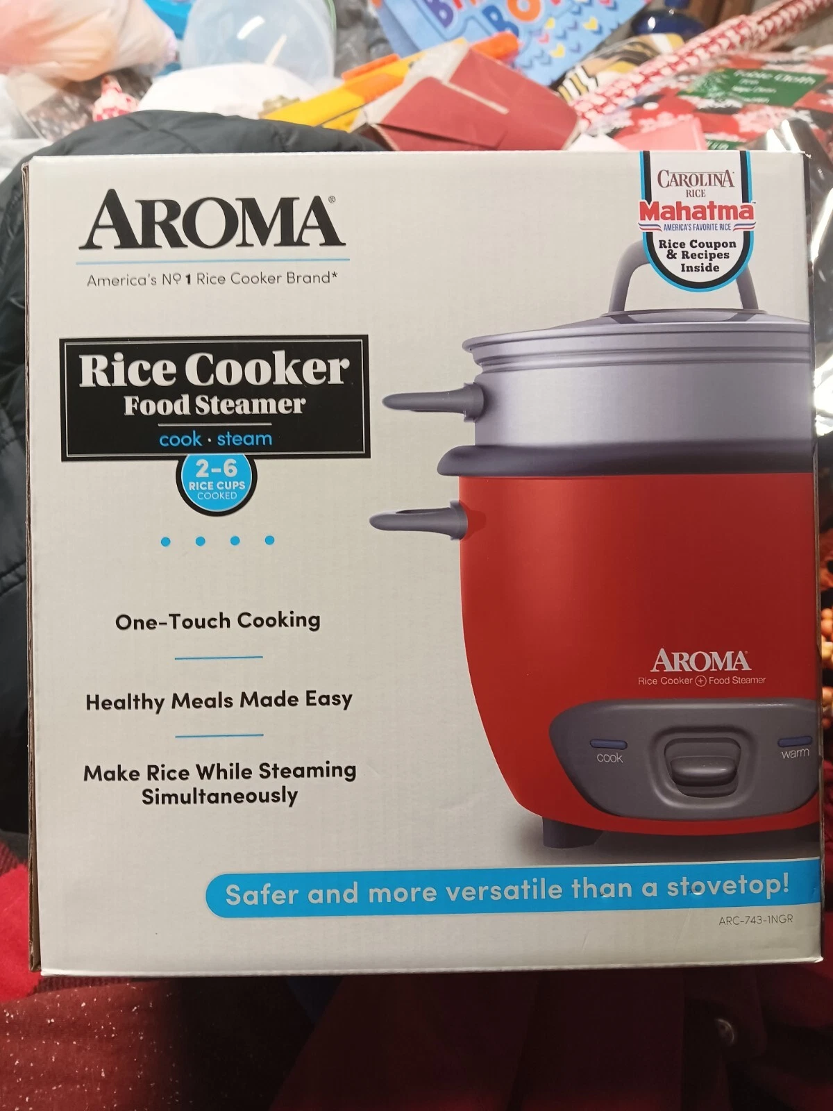 aroma rice cooker and food steamer