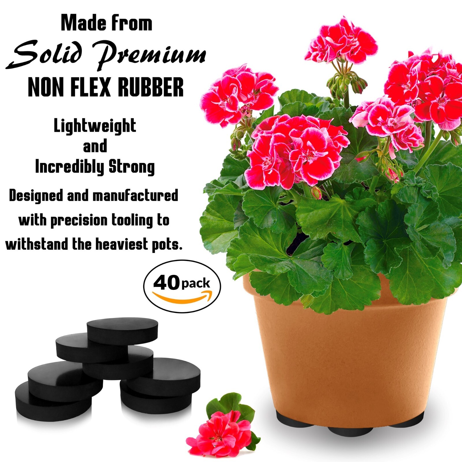 Plant Pot Feet Invisible Flower Pot Feet, Indoor and Outdoor Heavy Duty eBay