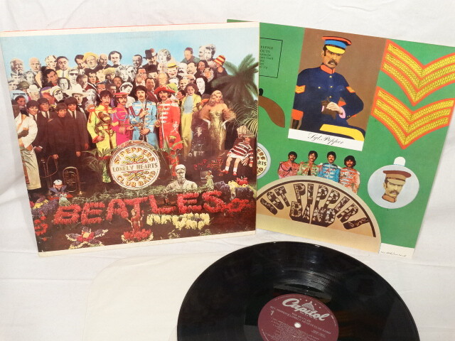 【美品】Beatles レコード LP SGT. PEPPER'S Beatles Sgt. Peppers LP Lonely Hearts Club Band Capitol