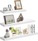 Set of 3 Floating Wall Shelves Picture Ledge Display Rack Book Hanging Shelf