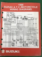 1988 ATV Motorcycle Wiring Diagrams Manual, 99923-13881