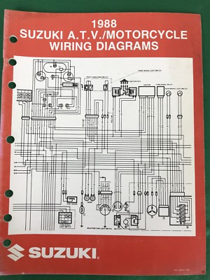 1988 ATV Motorcycle Wiring Diagrams Manual, 99923-13881 | eBay
