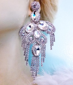 oversized chandelier earrings