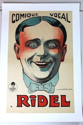 Ridel Comique Vocal (ridel The Vocal Comedian) (hartford Studio, Paris ...