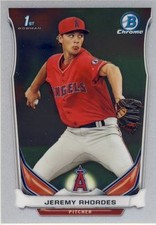 (56) 2014 Bowman Draft JEREMY RHOADES Rookie LOT ALL CHROME Angels CDP113