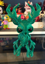 3D Printed Articulated Cryptid Wendigo Animal Figure (Green 6-7" Inch Tall)