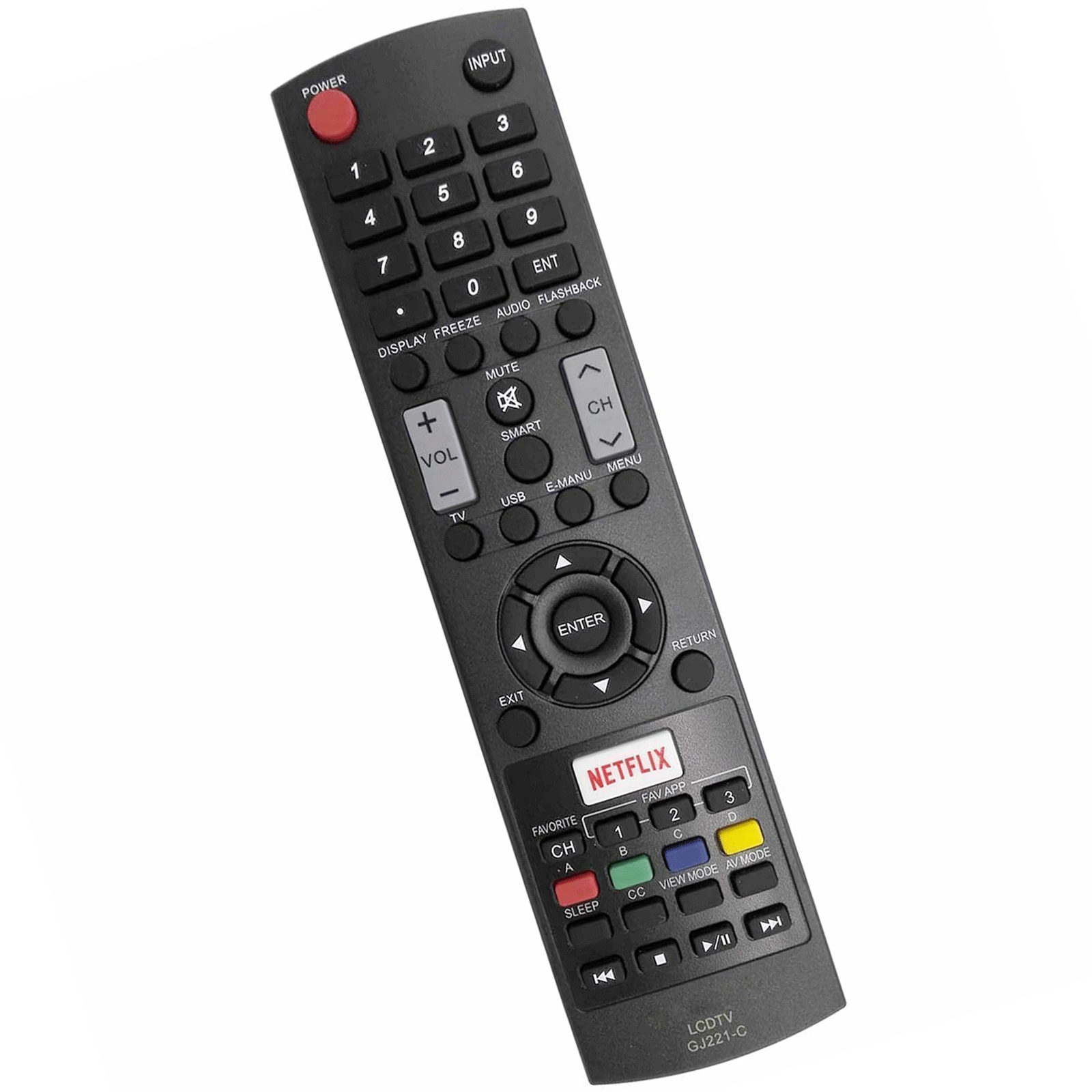 New LED TV Remote Control GJ221C for Sharp LC40LE653U LC65LE654U LC