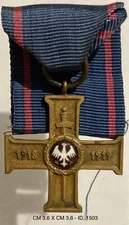 POLAND WIELKOPOLSKI UPRISING MILITARY CROSS 1918-1919 POLONIA CROCE MILITARE