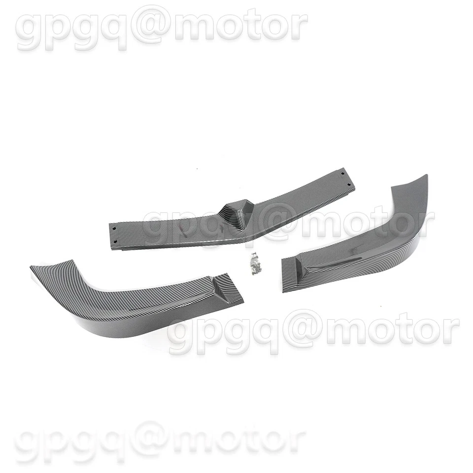 For Mercedes Benz C Class W204 Sport 2008-2014 Carbon Fiber V2 Front Bumper Lip - Image 4 of 4