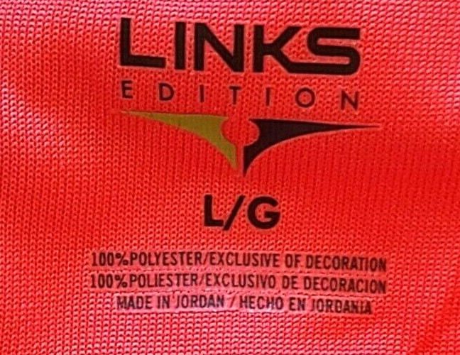 Links Edition Golf Shirt Men's Size Large All Seasons Multicolor Striped Active thumbnail 2