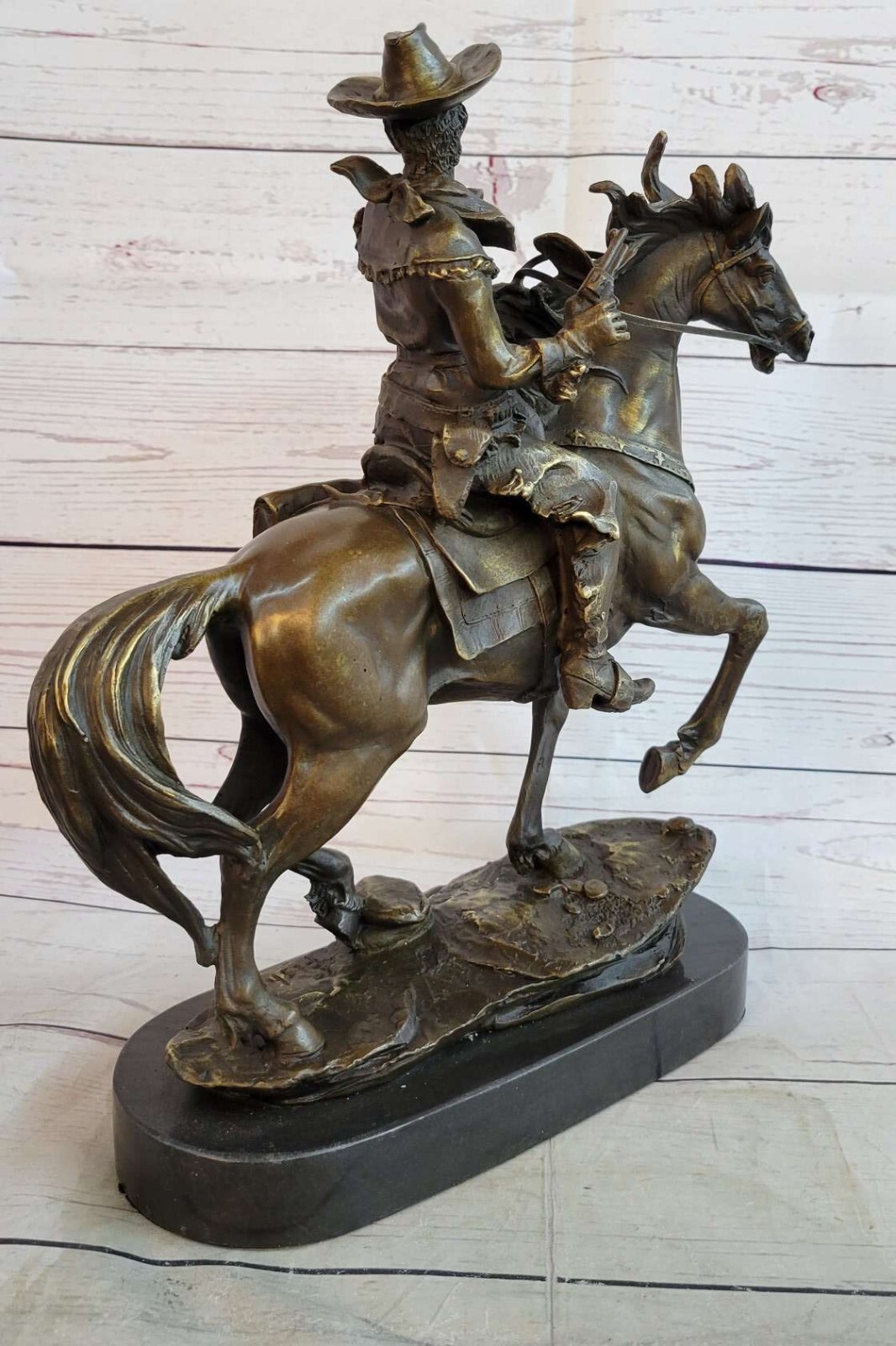 American Bronze Horse Cowboy Statue Casting Cowboys Wild West Sale eBay