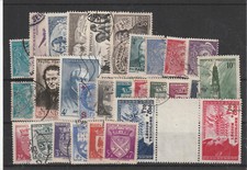 France n°  538/567 , année 1942 complète , obl  , cote  83 €