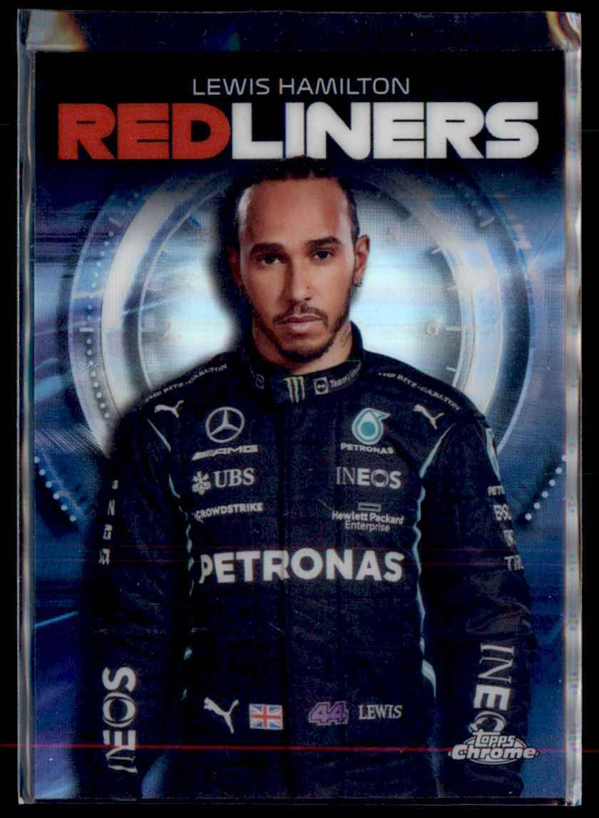 2021 Topps Chrome Formula 1 REDLINERS Lewis Hamilton Mercedes-AMG Petronas F1