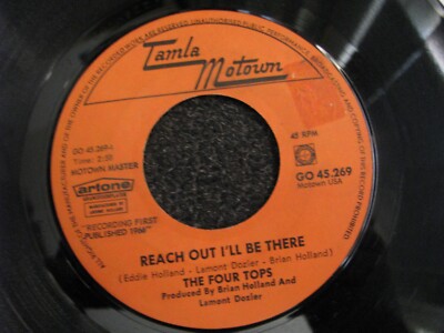 The Four Tops-Reach out I´ll be there 7''-1966 Holland-Tamla Motown-GO 45.269