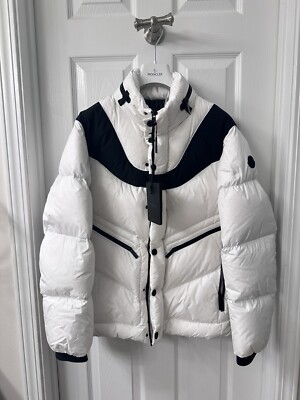 【送料&関税込】Moncler Haissa Jacket $2090 MONCLER White Short Iwaki Down Jacket Size 1/S | eBay