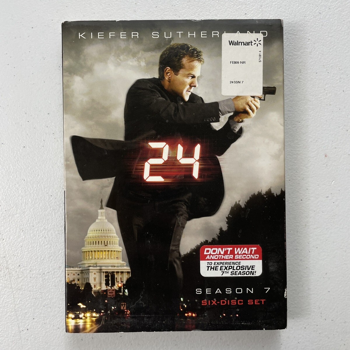 24 - Season Seven (Widescreen DVD, 6-Disc Set) - Very Good