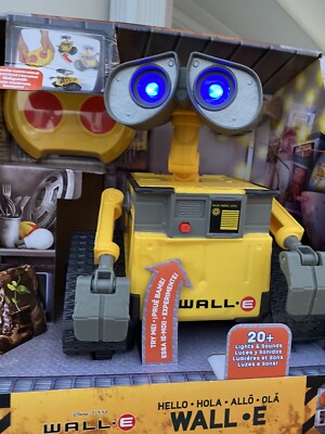 Disney Pixar HELLO WALL-E Remote Control Interactive Robot Light Sound