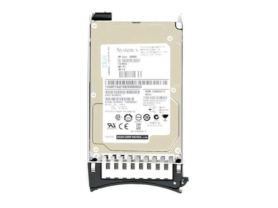 81Y9671 81Y9670 81Y3812 IBM 300GB 15K 6G SFF 2.5" SAS HOT SWAP HDD HARD DRIVE - Image 2 of 2