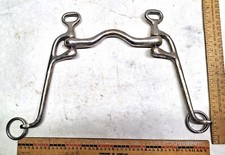 Low Arch Mouth - Hinge Cheek Horse Bit - 5" Port - 8 " Shank - 104242