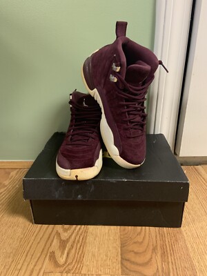 Nike Air Jordan 12 XII Retro Bordeaux Purple Sail White With Box