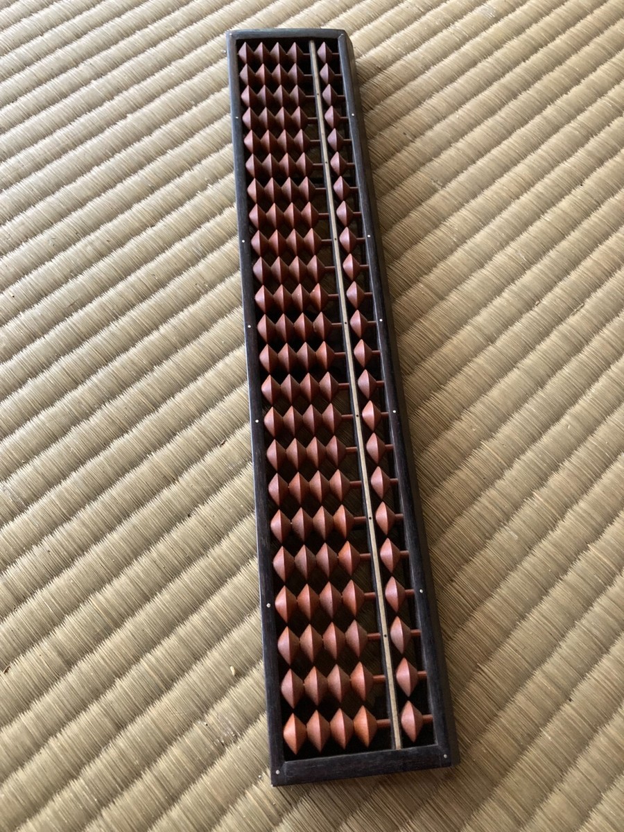 新品‼️売り切れ‼️SOMABITO✨WOODEN TENBAN TRIVAL 黒 Vintage Japanese Soroban Abacus 330mm long | eBay