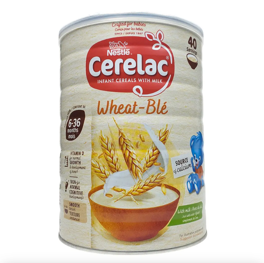 NESTLE Cerelac Wheat Infant Cereal With Milk Baby Food -  6  Months 1kg