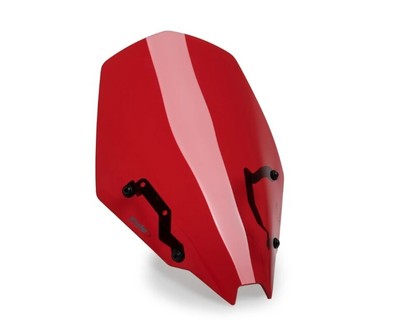 Puig New Generation Touring Screen 2024 Kawasaki Z500 - Red, P/N: 22009R