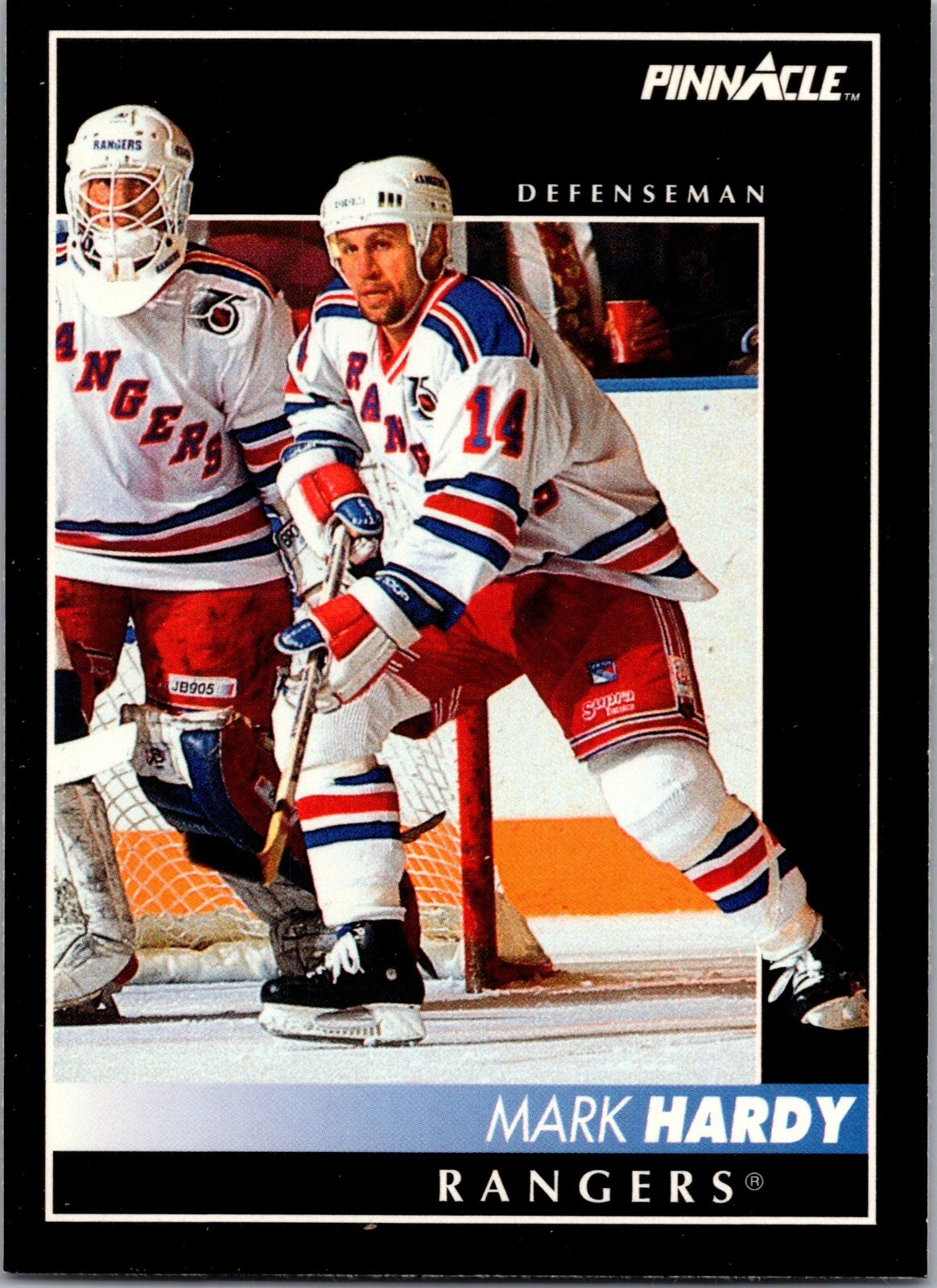 1992-93 Pinnacle - #220 Mark Hardy