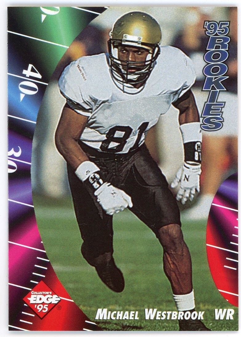 1995 Collector's Edge Rookies Michael Westbrook #24 Rookie RC