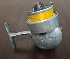 Bache Brown Spinster Reel by Lionel Corp - Vintage - Good Condition