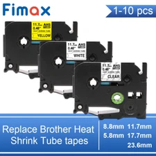Heat Shrink Tube for Brother P-Touch Label Maker SLEEVING LOT US AHS