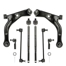 8Pcs Front Control Arms Inner Outer Tie Rod Sway Bar Link for Ford Mazda Mercury