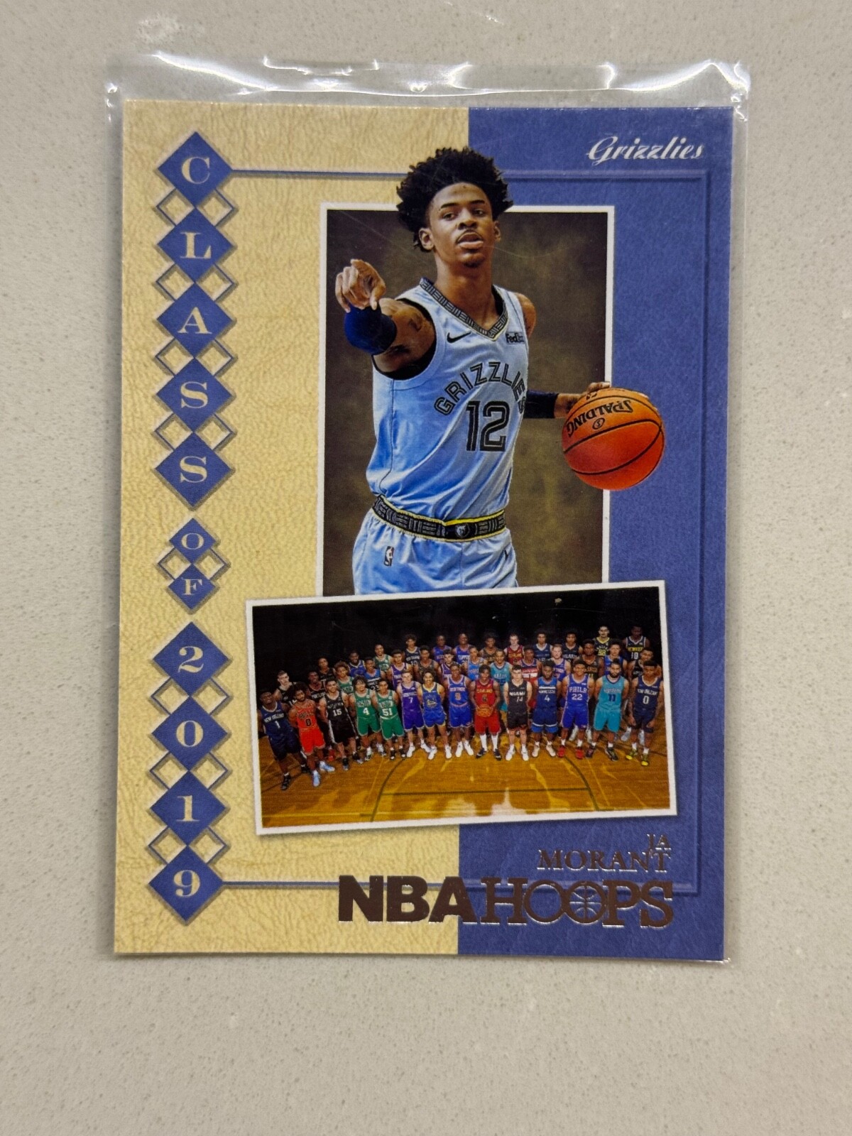 2019-20 NBA Hoops Ja Morant Class of 2019 Rookie Card (RC) #9