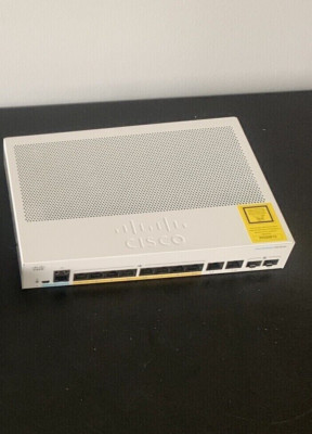 Cisco CBS250-8FP-E-2G 8 Port PoE Gigabit Ethernet Switch