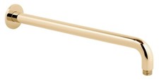 VADO EASYFIX WALL MOUNTED SHOWER ARM ROUND IN BRIGHT GOLD IND-EFSA/RO-BG £180rrp