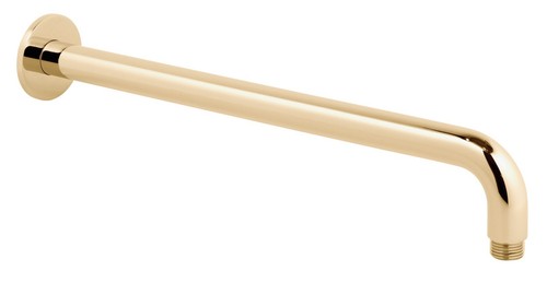 VADO EASYFIX WALL MOUNTED SHOWER ARM ROUND IN BRIGHT GOLD IND-EFSA/RO-BG £180rrp - Picture 1 of 2